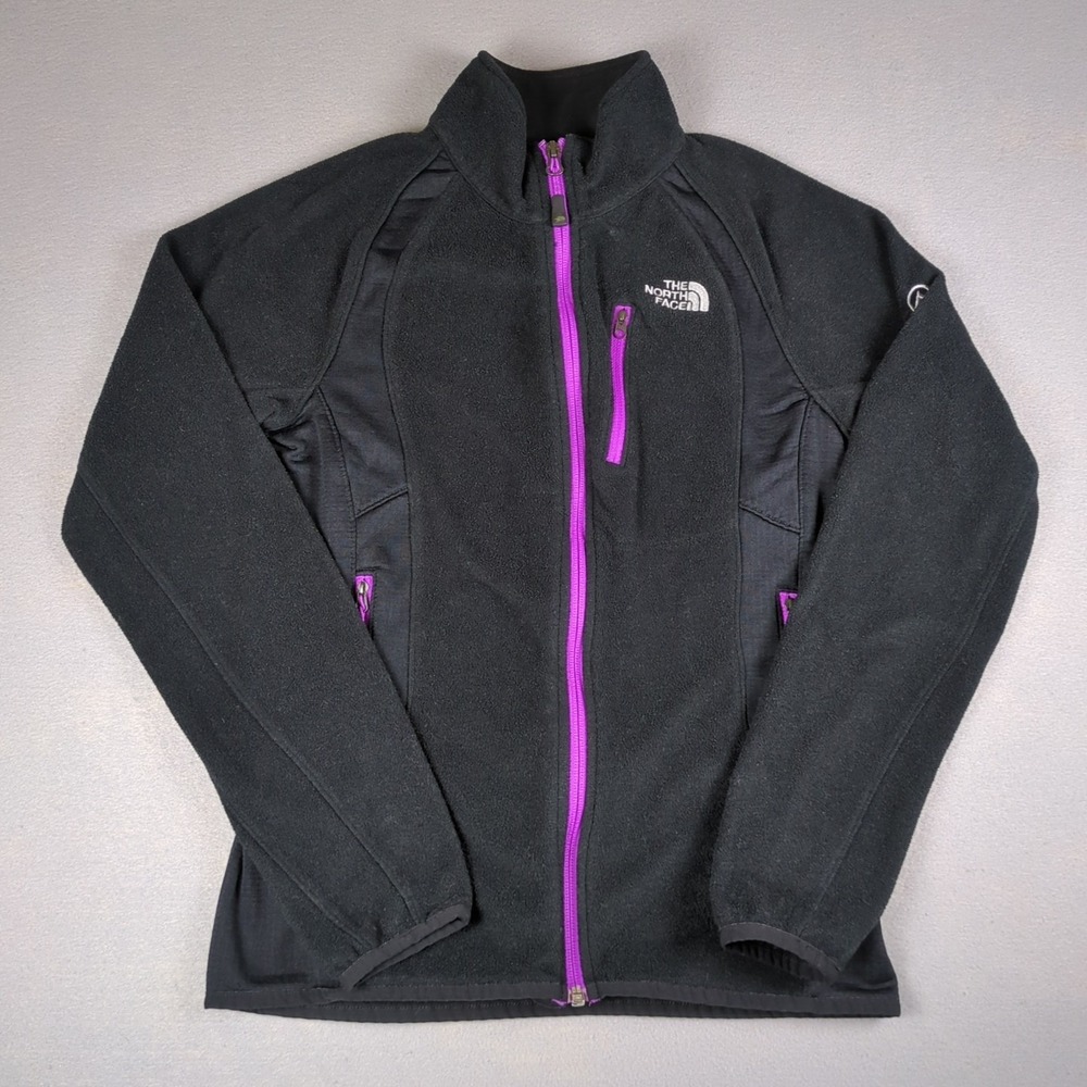 The North Face Summit Series Fleece Jacket Womens Small Black Full Zip Gorpcore